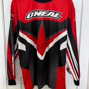O’NEAL Red and Black Men's Jersey